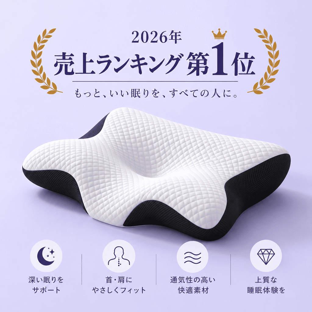 Mollo Align™ | 首・肩にフィットする快眠まくら